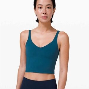Lululemon Align tank blue borealis size 4